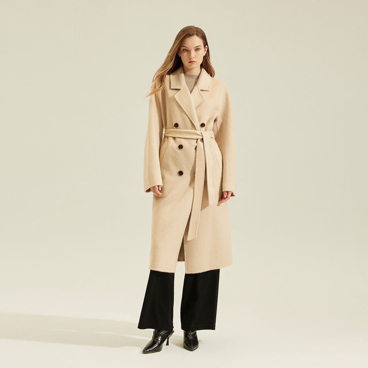 Manteau Réversible en Laine de Luxe – Élégance Intemporelle