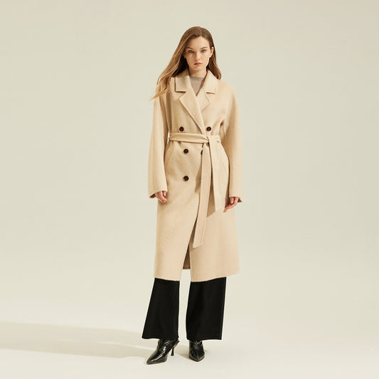Manteau Réversible en Laine de Luxe – Élégance Intemporelle