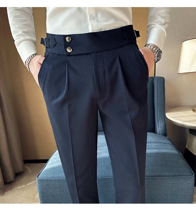 Pantalon de Costume Slim-Fit Élégant – Haute Qualité