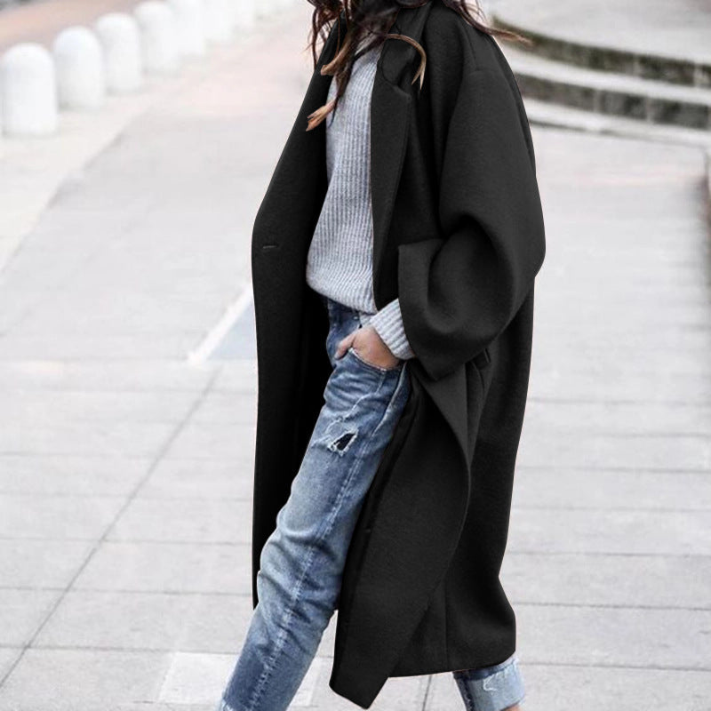 Manteau long oversize femme – Chic, confortable et tendance automne-hiver