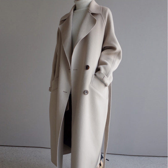 Manteau Trench Long Classique Femme – Élégance & Style