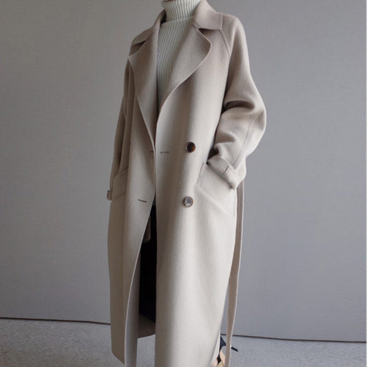 Manteau Trench Long Classique Femme – Élégance & Style