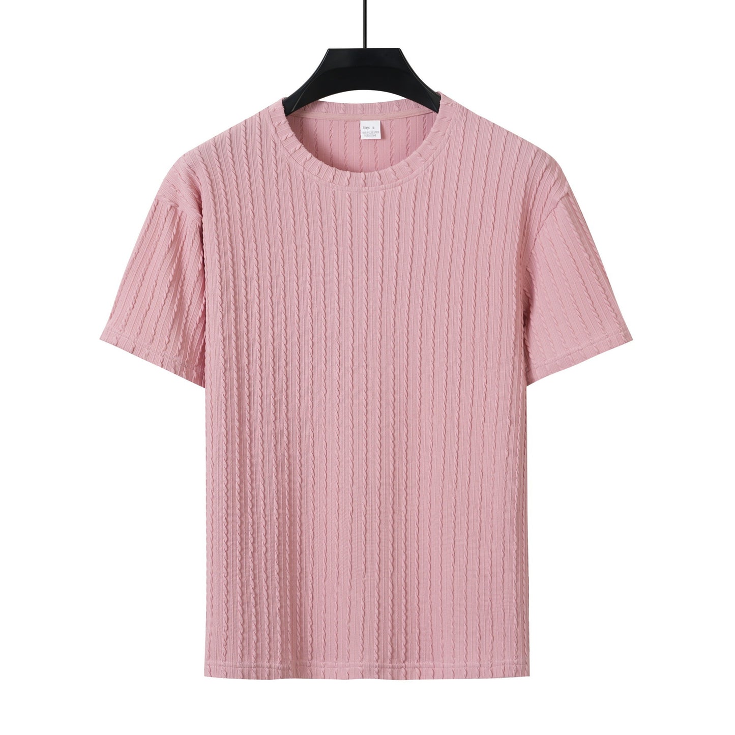 Ensemble Homme Décontracté Été - T-shirt Col Rond & Short Motif Rayé | Look Sport & Tendance 2025