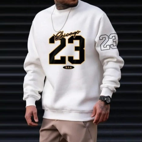 Sweat-Shirt Homme "Chicago 23" – Style Urbain & Sportif