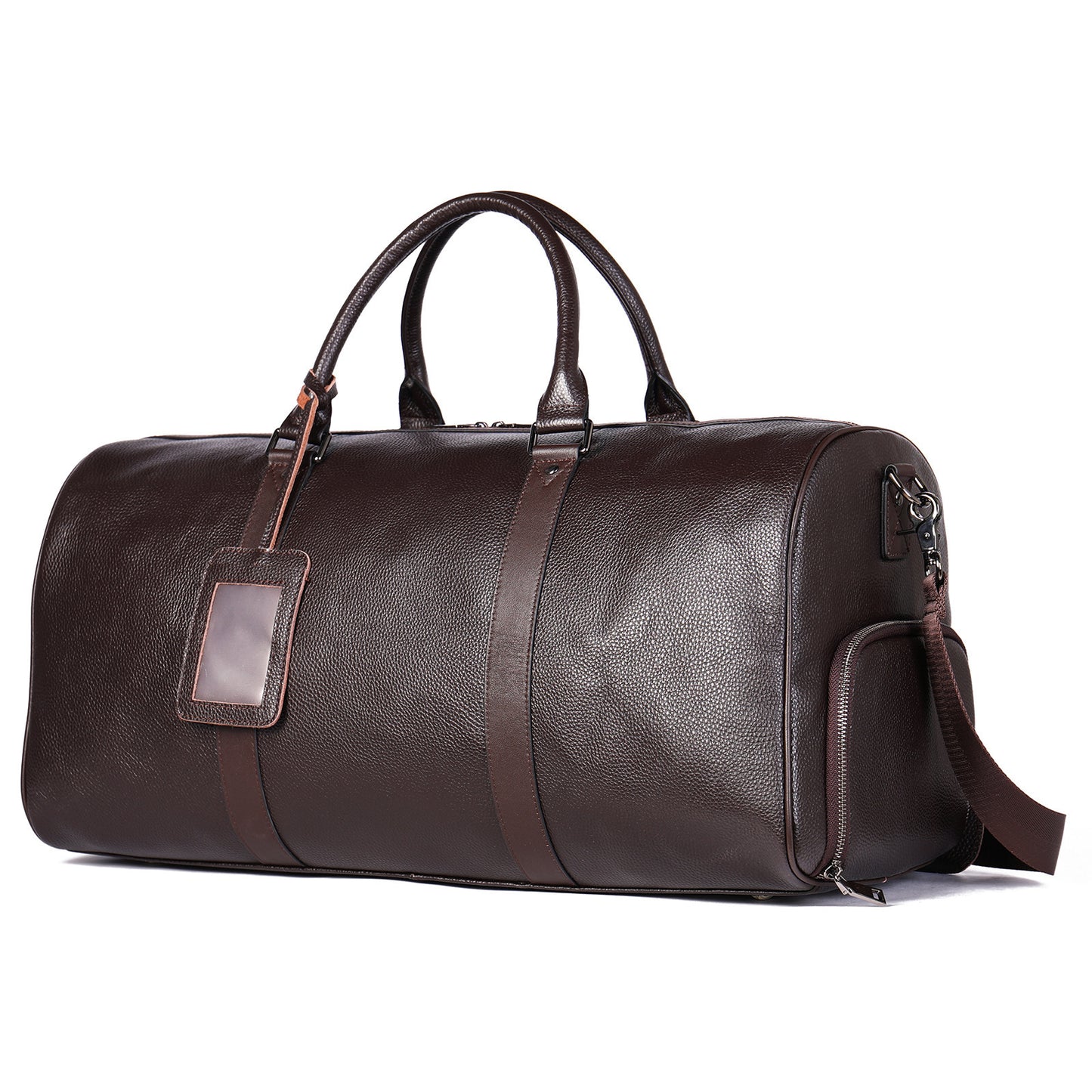 Sac de Voyage Homme en Cuir Véritable – Grande Capacité & Élégance