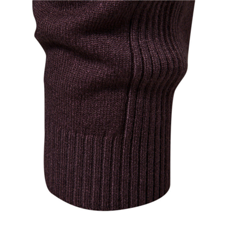 Pull Homme Col Montant – Style Chic Décontracté – Automne & Hiver