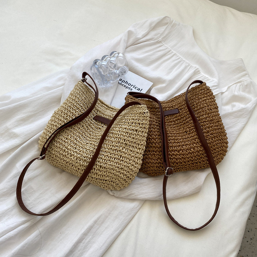 Sac Fourre-Tout Bohème en Paille – Style Plage Chic & Tendance