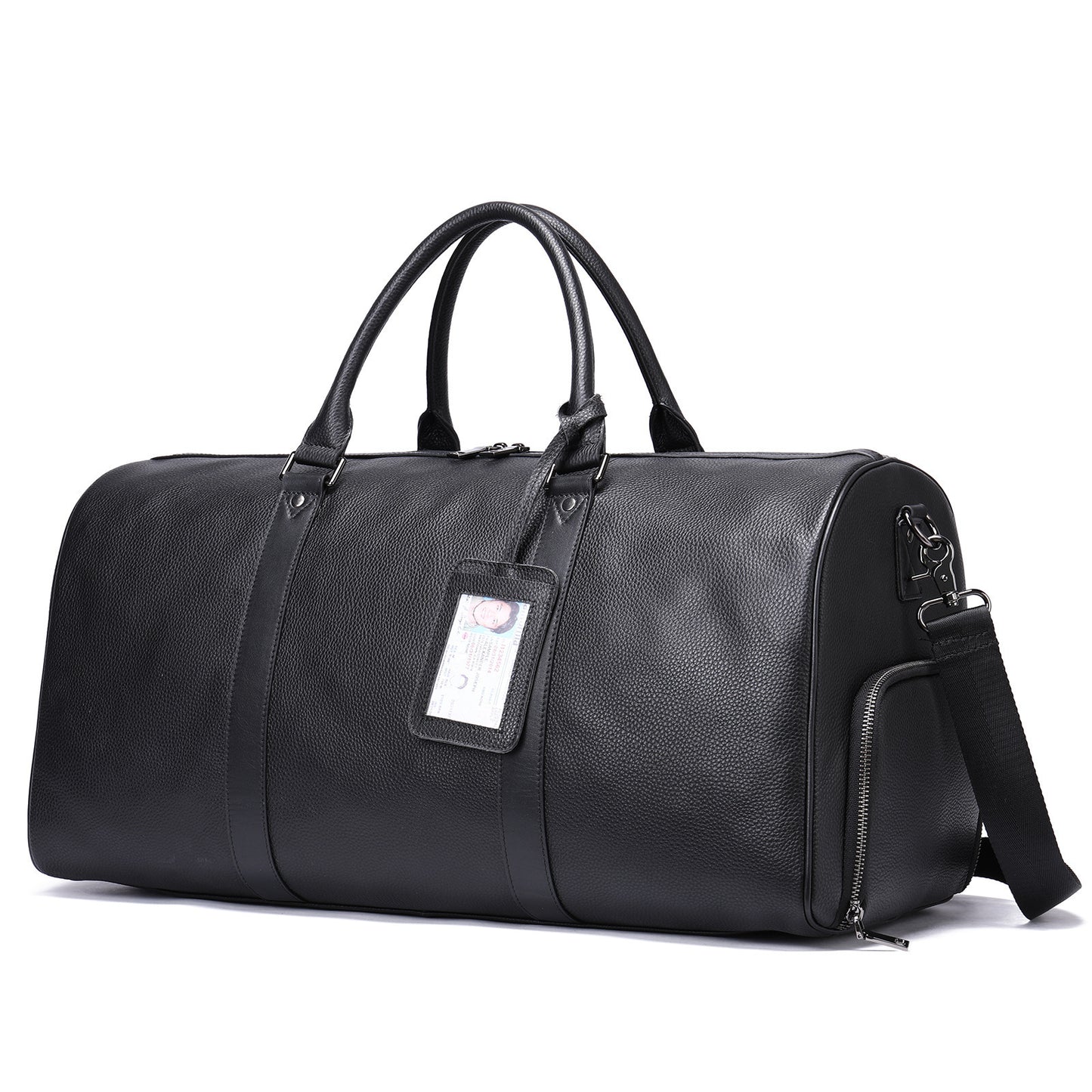 Sac de Voyage Homme en Cuir Véritable – Grande Capacité & Élégance