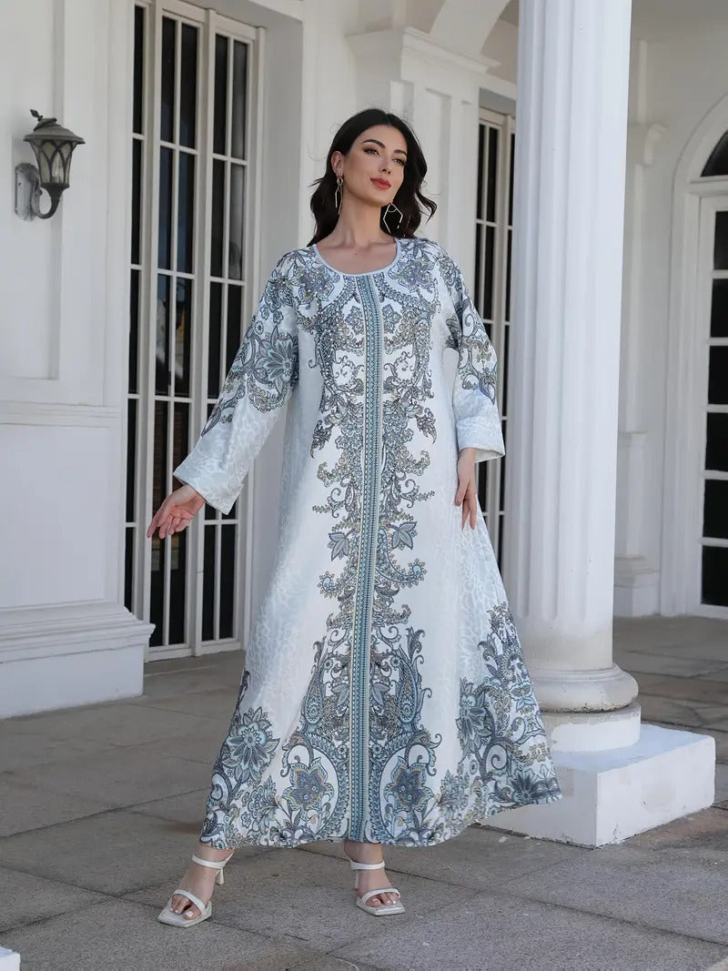 Robe Musulmane Brodée – Élégance Traditionnelle & Modernité