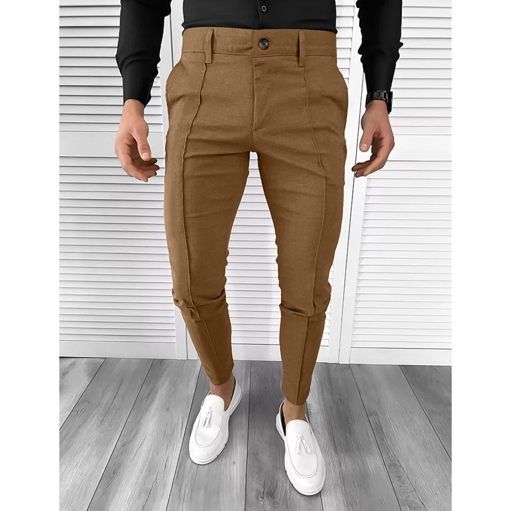 Pantalon Habillé Homme Coupe Droite – Élégance & Confort