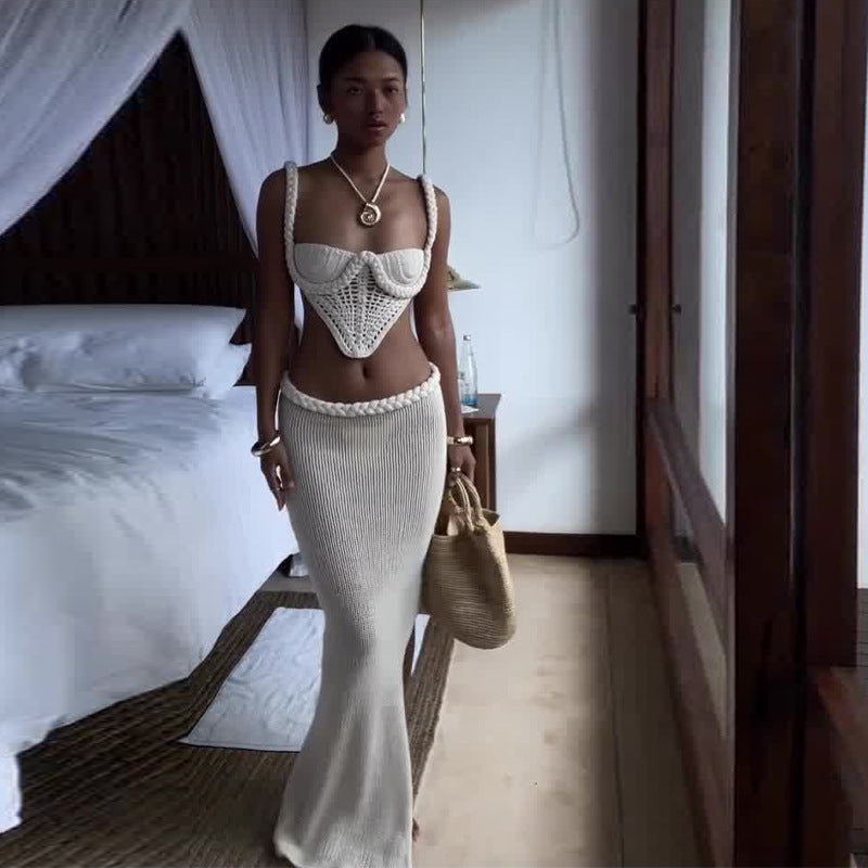 Ensemble Crochet Luxe 2 Pièces – Édition Élégance Bohème™