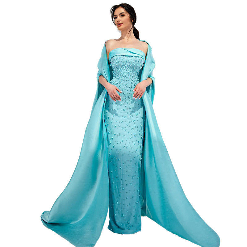 Robe de Soirée Élégante à Paillettes – Prestige et Raffinement