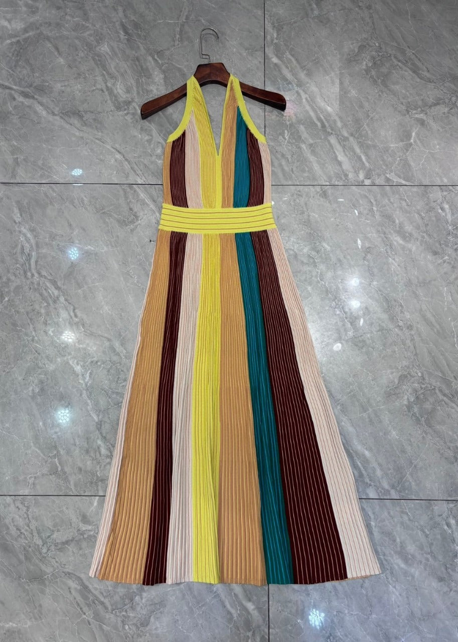 Robe Plissée Haute Couture “Élégance Crème” – Finition Premium & Confort Absolu