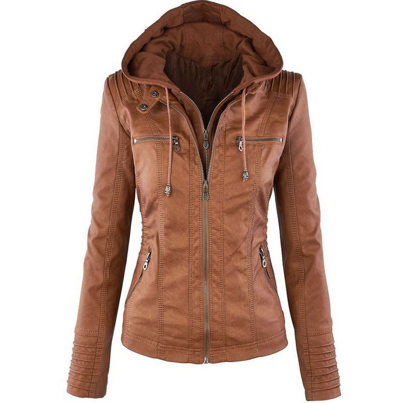 Blouson Femme Simili Cuir – Chic & Confort