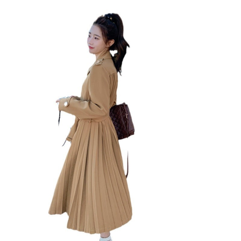 Manteau long matelassé femme doublé polaire