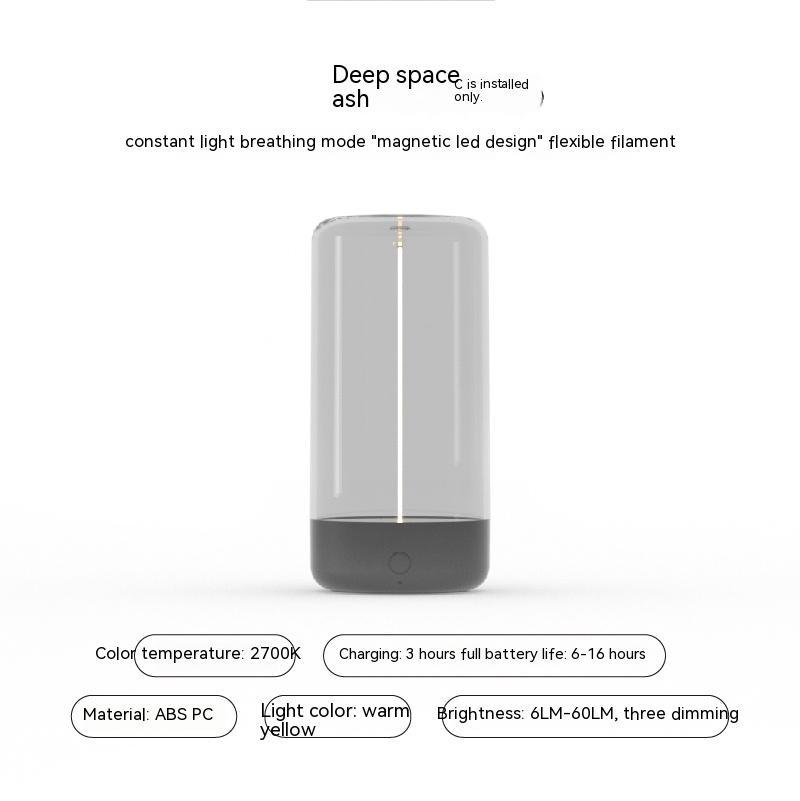New  Lampe LED design portative – Éclairage décoratif moderne rechargeable USB