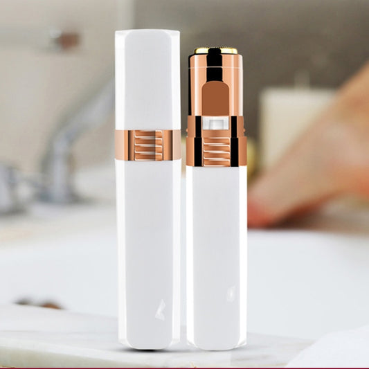 Épilateur visage femme – Mini rasoir électrique sans douleur avec lumière LED intégrée