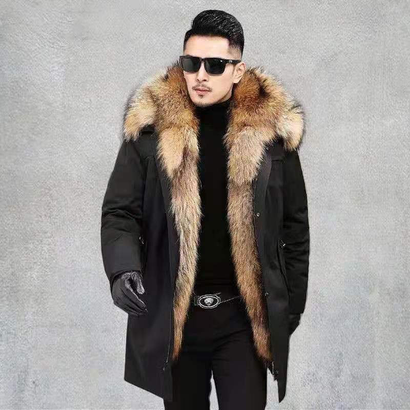 Manteau Luxe Homme – Hiver Chaud Style Maratona™