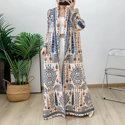 Robe Longue Fluide à Imprimé Floral – Style Bohème Chic Coloré
