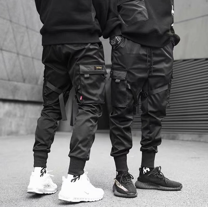 Pantalon Cargo Noir Homme – Streetwear Tactique | Look Urbain et Confort