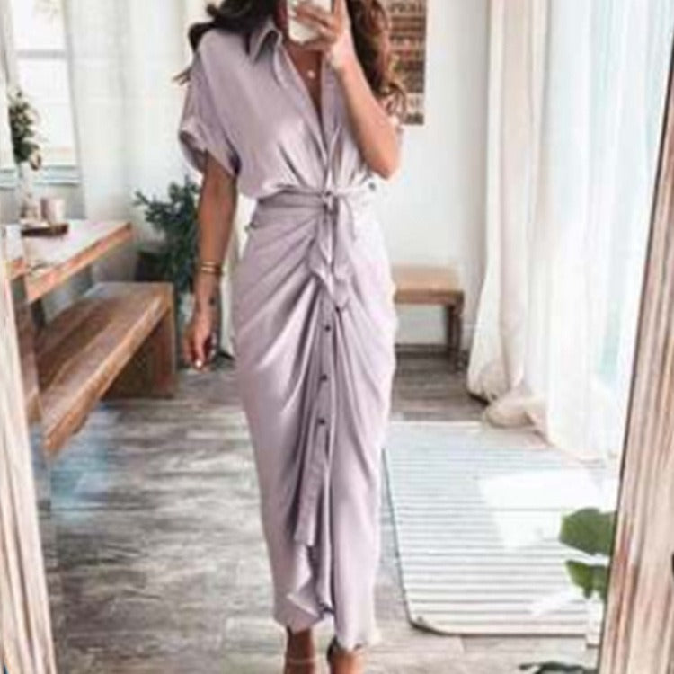 Women's Elegant Long Coat – Tailored Fit Fall/Winter Trend