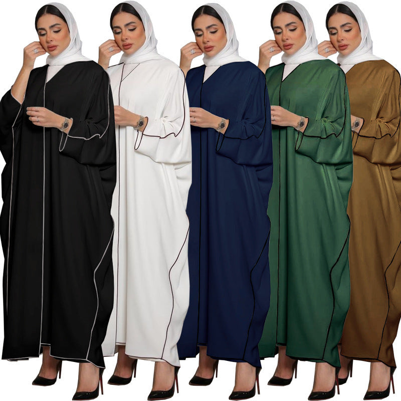 ABAYA CLASSIQUE ÉLÉGANTE – 5 COULEURS DISPONIBLES