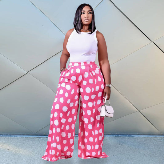 Pantalon Palazzo “Vibe Urbaine” – Taille Haute & Ultra Confort