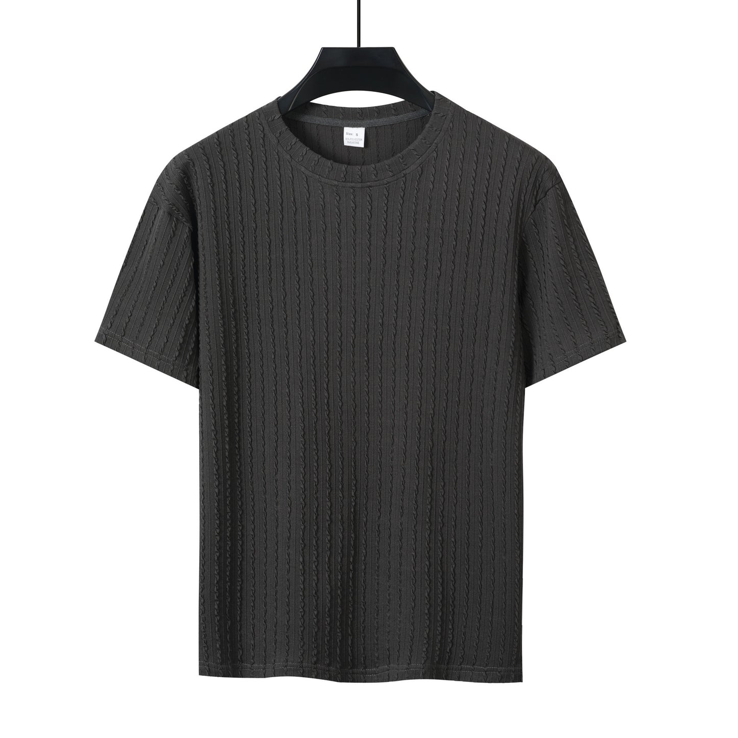 Ensemble Homme Décontracté Été - T-shirt Col Rond & Short Motif Rayé | Look Sport & Tendance 2025