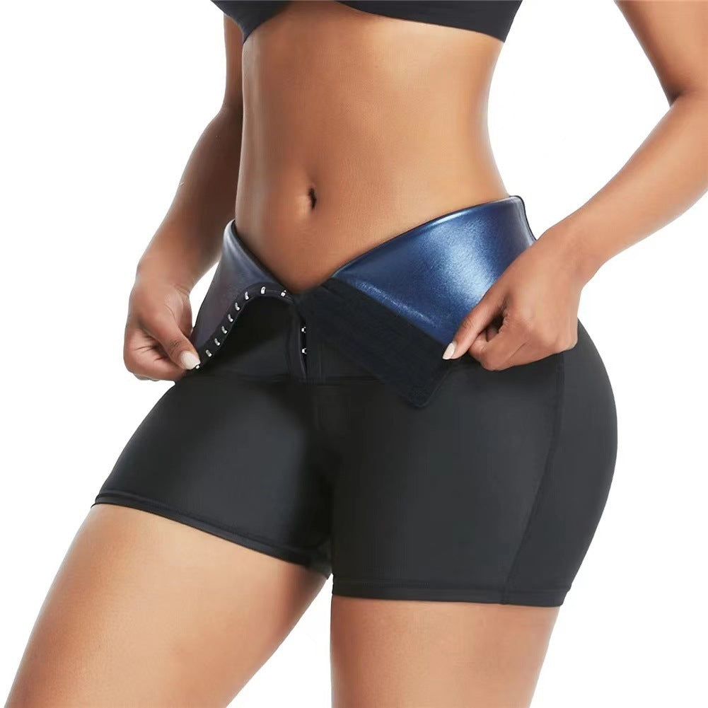 Short Gainant Sauna Femme – Taille Haute & Effet Minceur