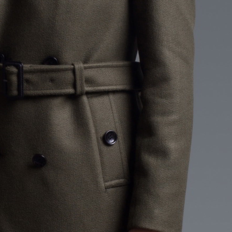 Pardessus en Laine Super Long – Élégance et Protection Ultime