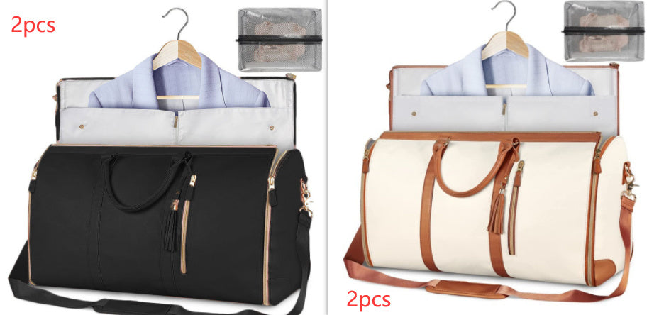 Sac de voyage 2 en 1 avec porte-costume – Week-end, business & mariage