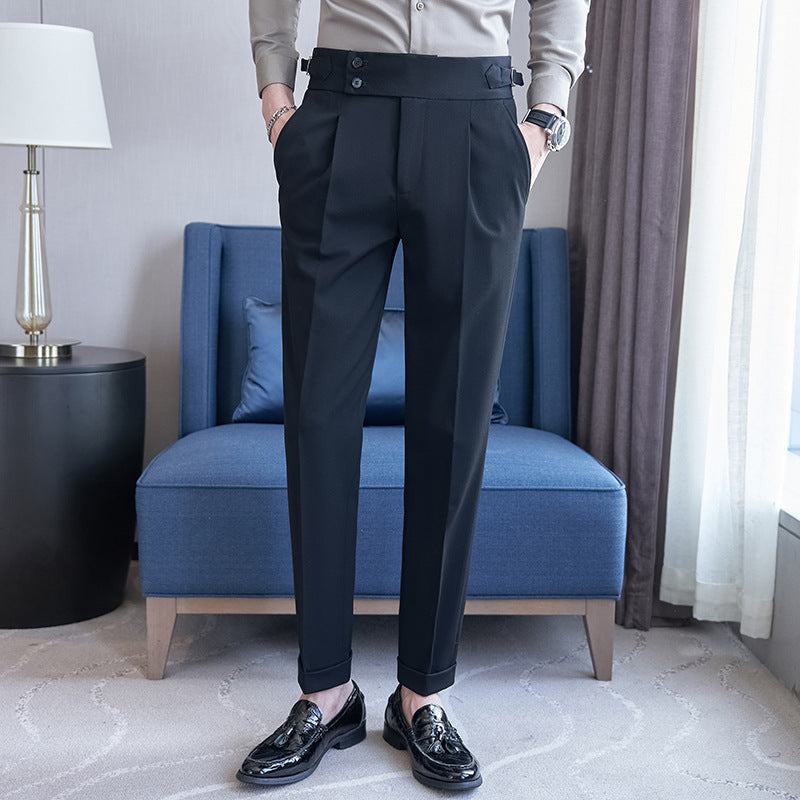 Pantalon de Costume Slim-Fit Élégant – Haute Qualité