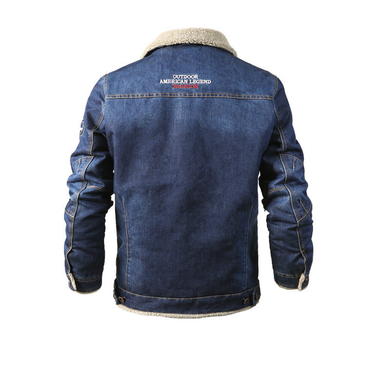 Veste en Jean Sherpa Homme – Style Urbain & Hiver Chaud