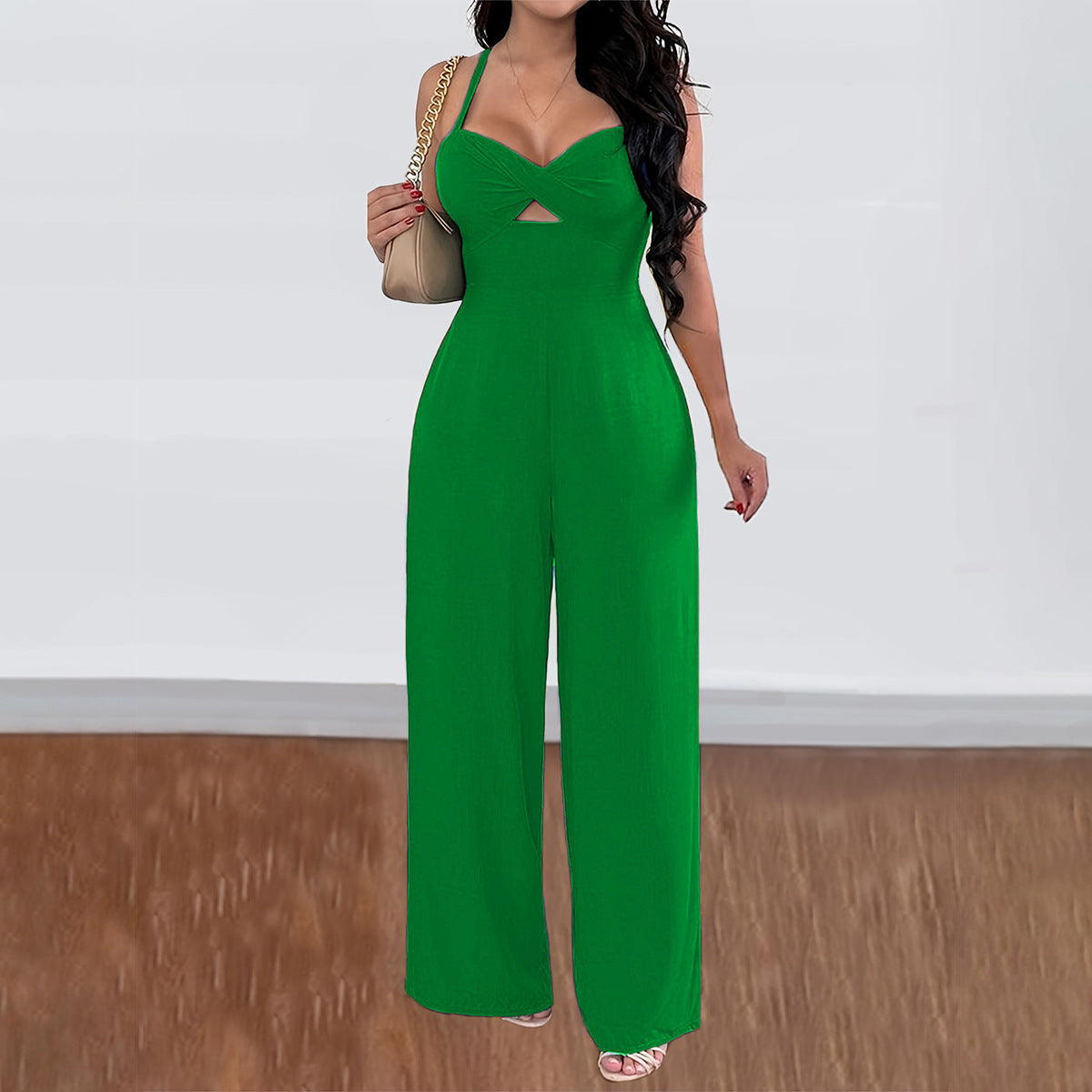 Combinaison Bustier Large Rouge – Look Sexy Vacances | Tailles S à XXL