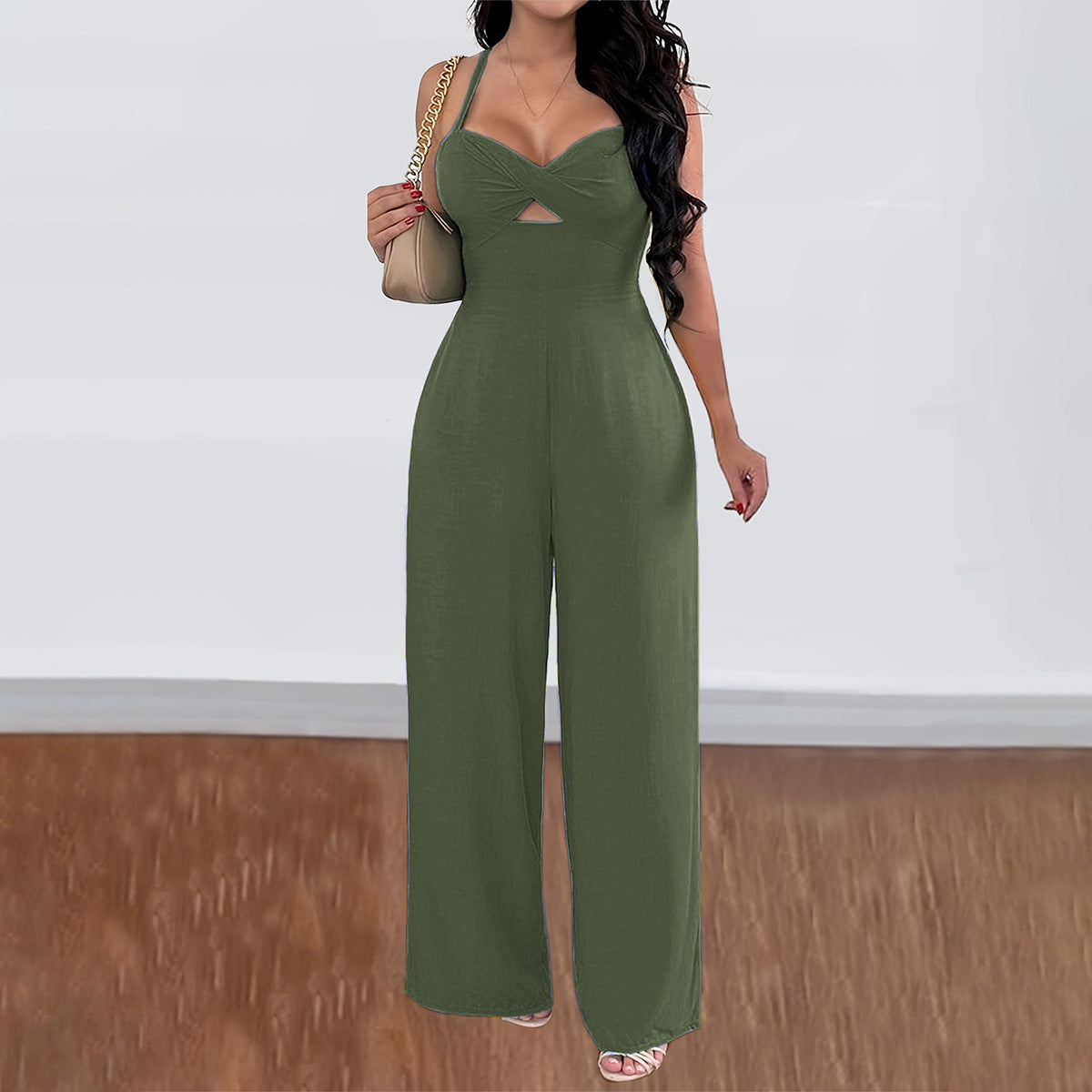Combinaison Bustier Large Rouge – Look Sexy Vacances | Tailles S à XXL