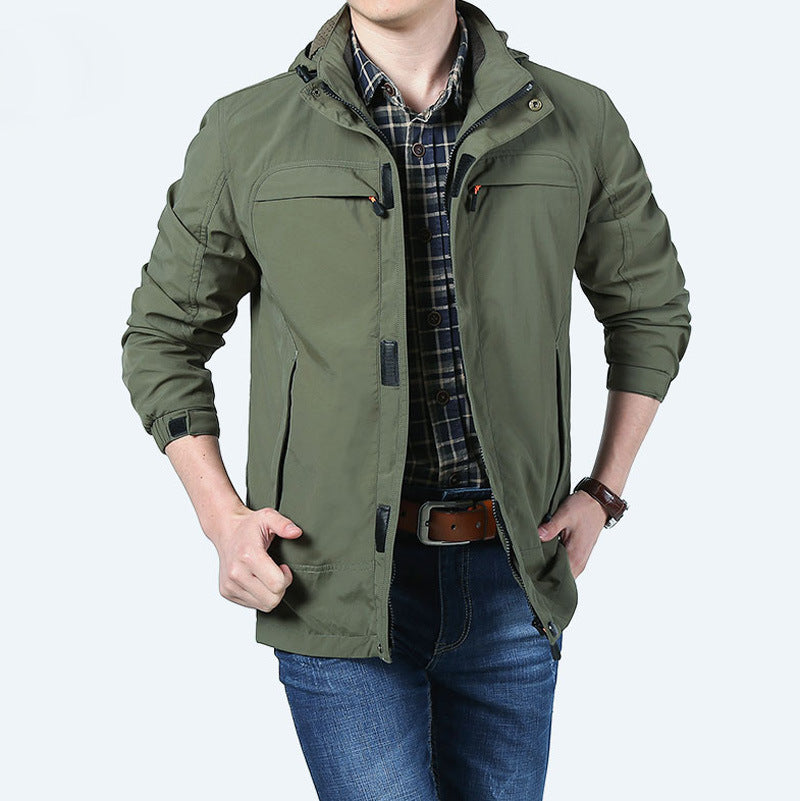 Veste Homme Printemps & Automne – Style Décontracté et Élégant