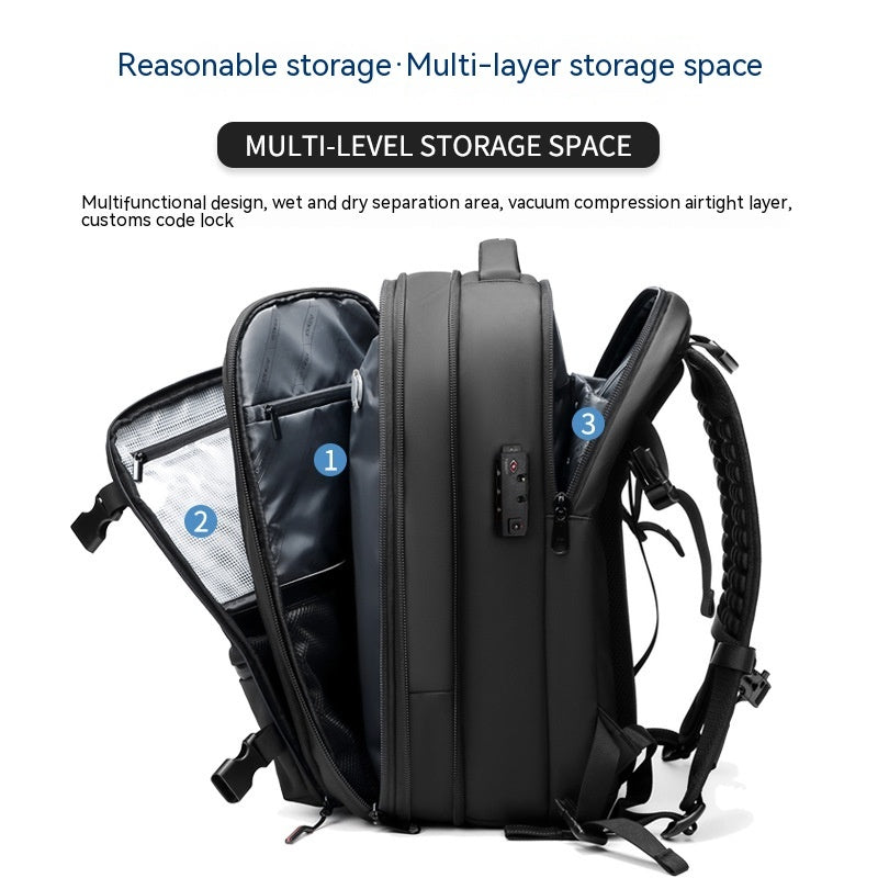 Sac à Dos Multifonction Homme/Femme – Grande Capacité, Étanche & Antivol – Voyage, Travail, Ordinateur