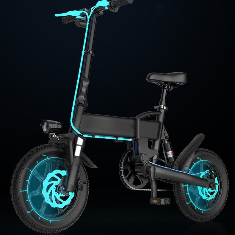 Vélo Électrique Pliable 14 Pouces – Autonomie XL & Design Urbain Compact