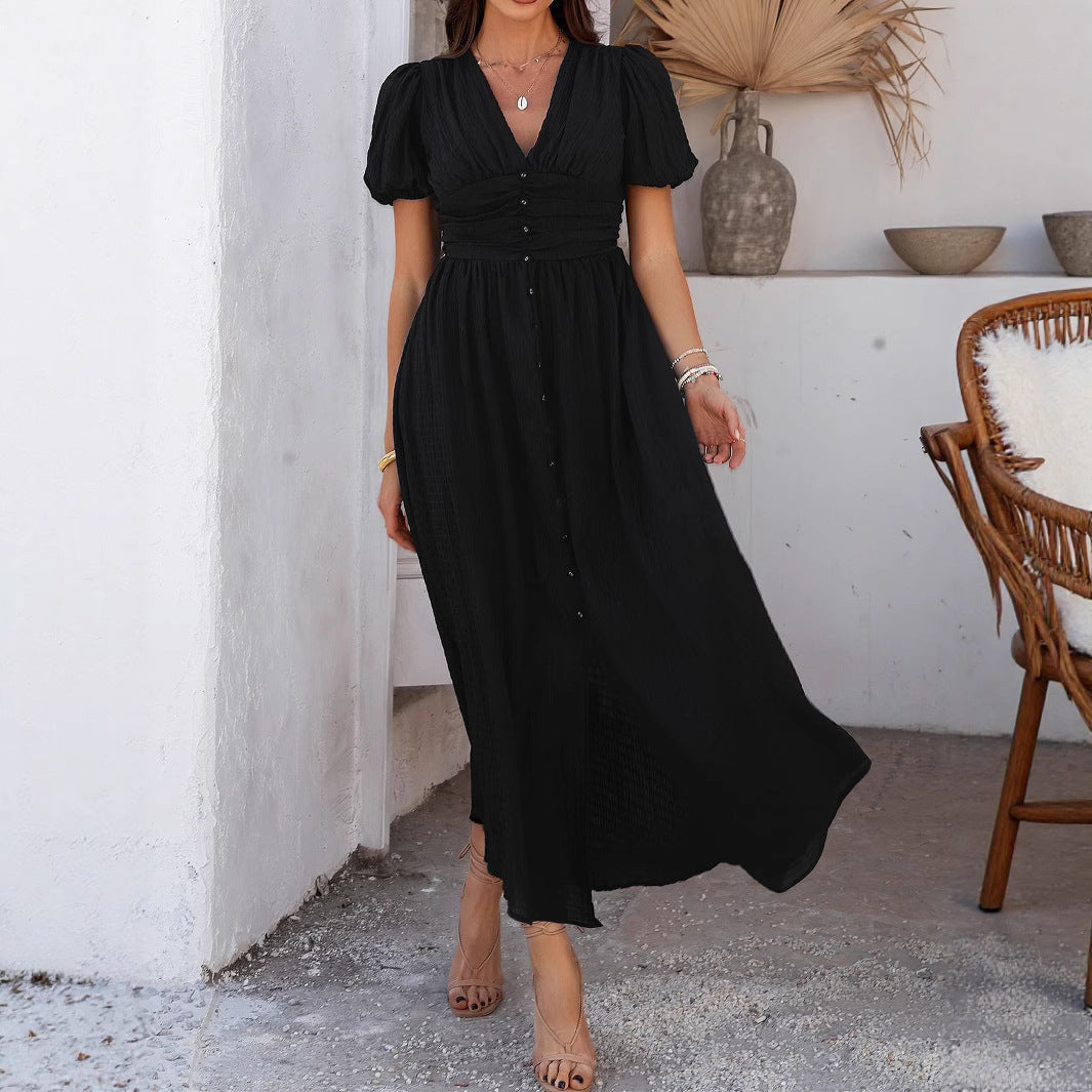 Robe Longue Été Femme – Élégante & Décontractée avec Fente