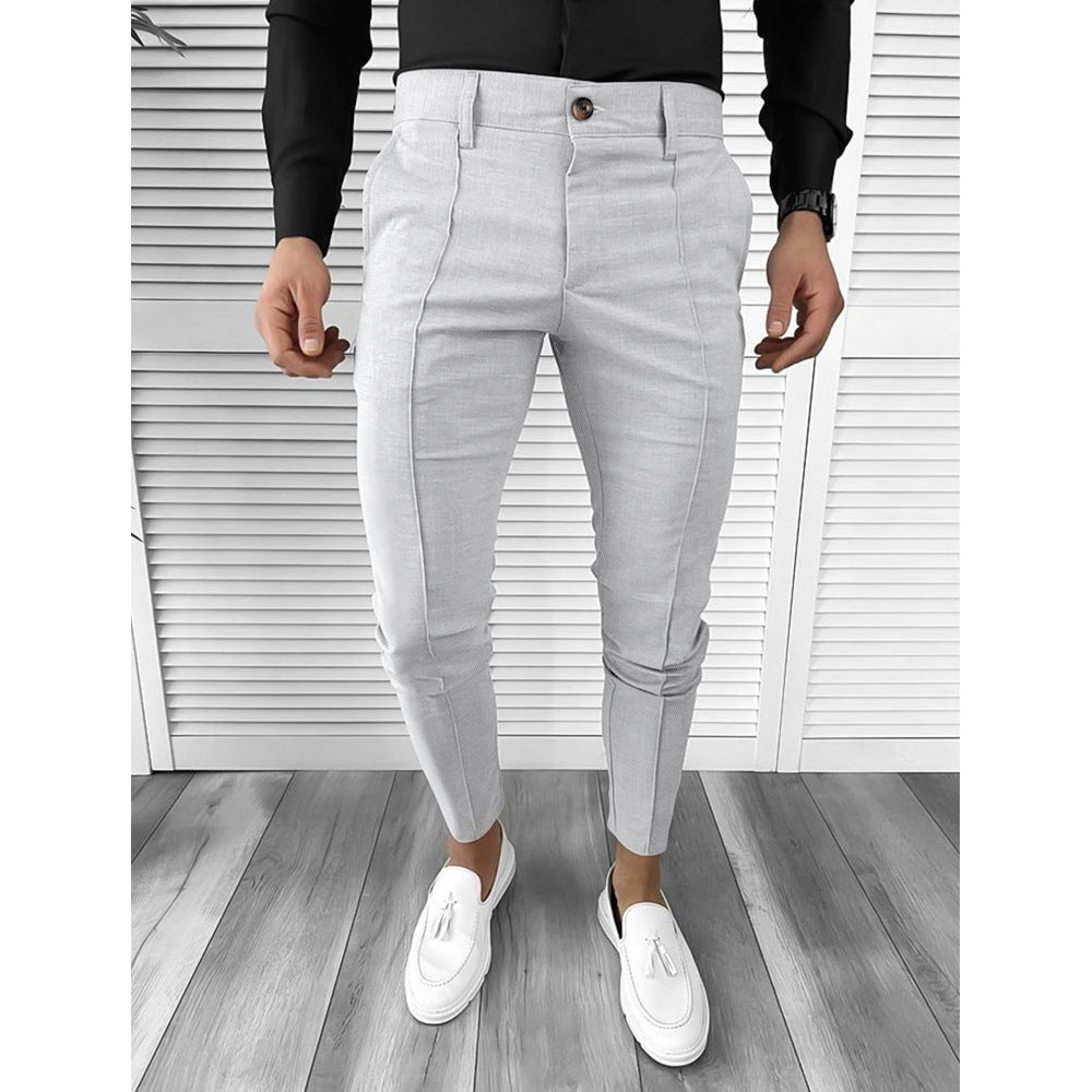 Pantalon Habillé Homme Coupe Droite – Élégance & Confort