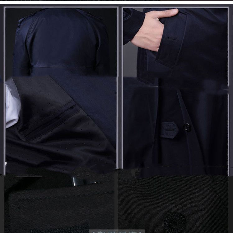 Manteau Coupe-Vent Britannique Slim-Fit – Élégance et Style Intemporel