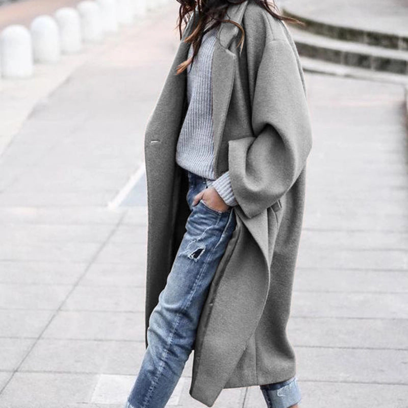 Manteau long oversize femme – Chic, confortable et tendance automne-hiver