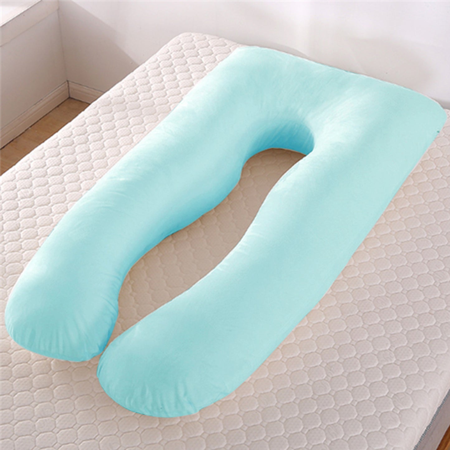 Oreiller de grossesse en U – Coussin maternité ergonomique pour dormir confortablement
