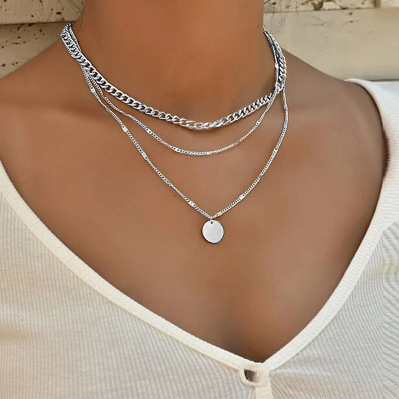 Collier Multi-Rangs Femme – Élégance Dorée & Style Chic