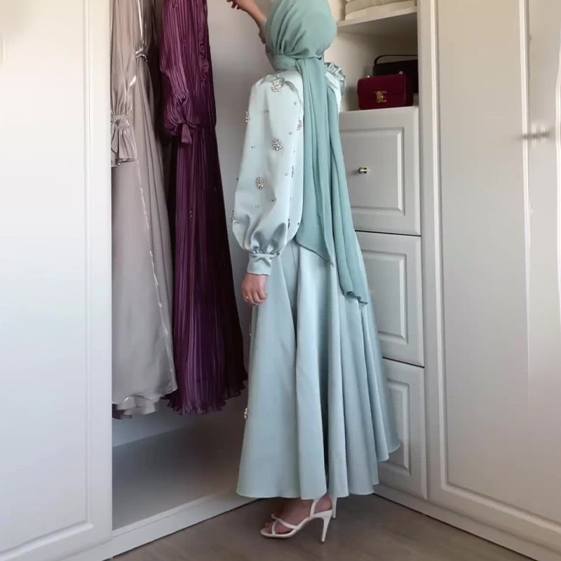 Robe Élégance Satin – Silhouette Slim & Raffinée
