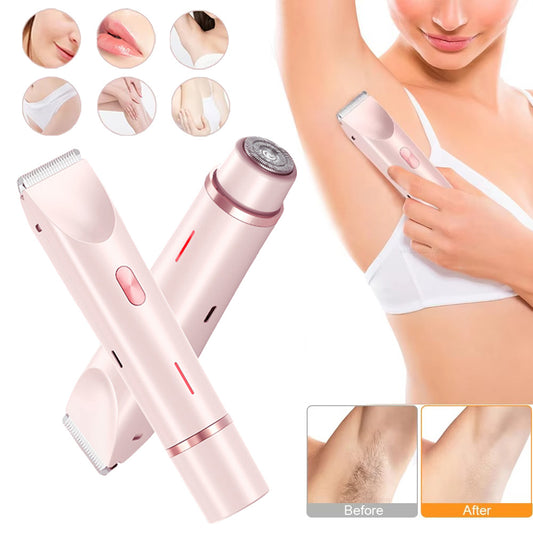 Épilateur Électrique Femme 2-en-1 – Rasage Doux & Précis