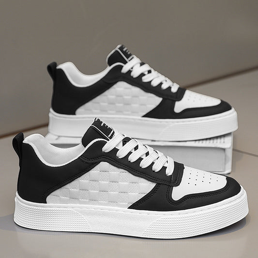 Baskets Blanches Unisex – Sneakers Tendance Confortables – Chaussures Casual Streetwear Homme/Femme