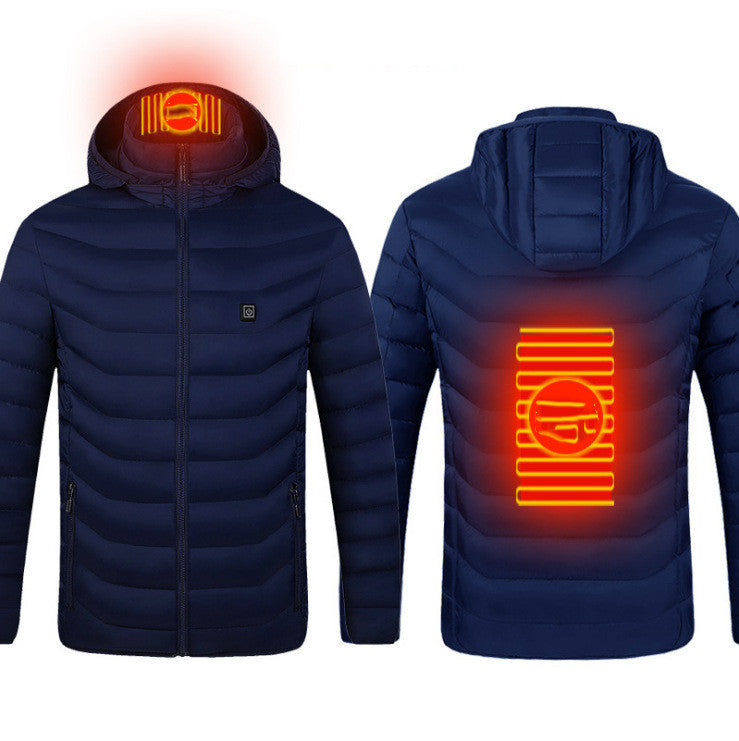 Doudoune chauffante USB – Veste thermique unisexe avec 3 niveaux de chaleur