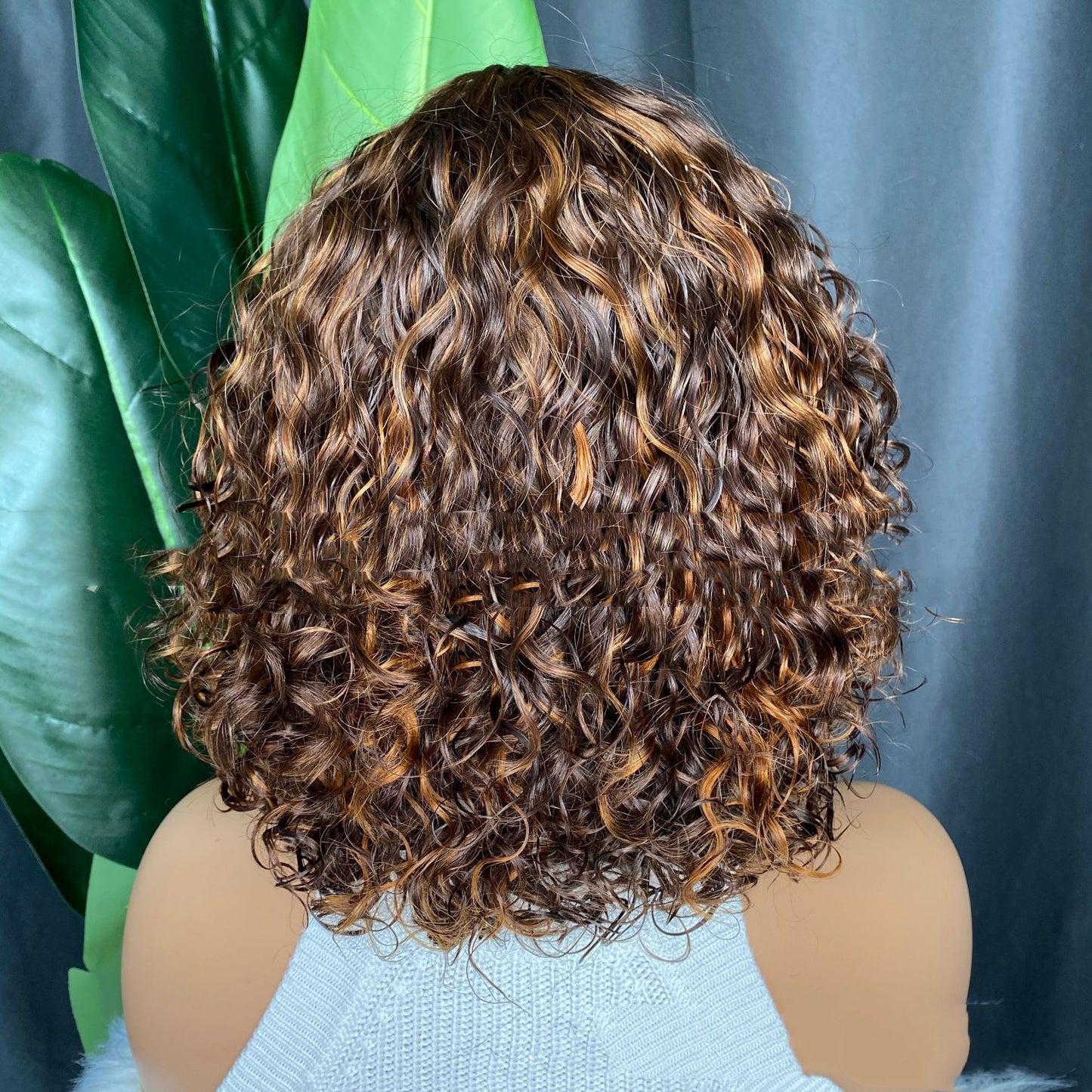 Perruque Bouclée en Cheveux 100% Humains – Effet Naturel et Glamour
