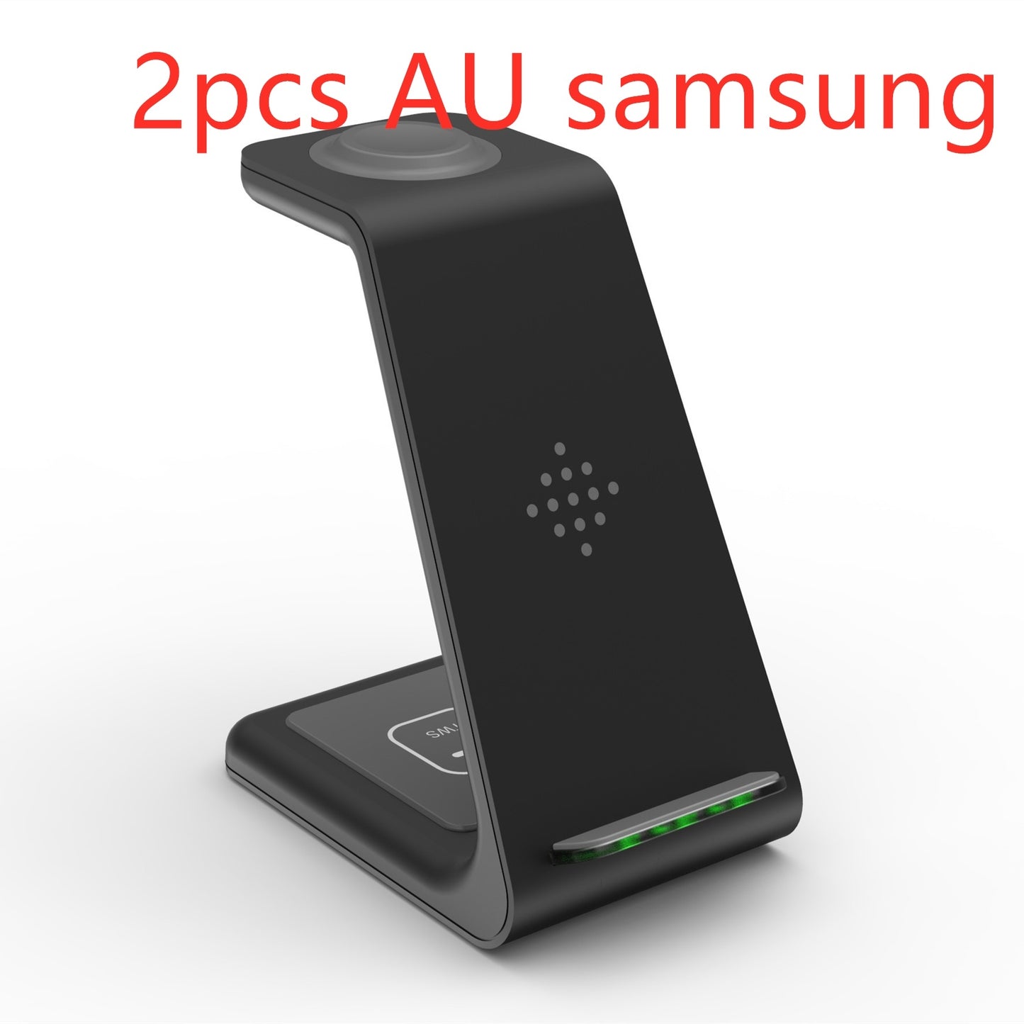 Chargeur Sans Fil 3 en 1 – Station de Chargement Rapide pour Smartphone, Montre et Écouteurs